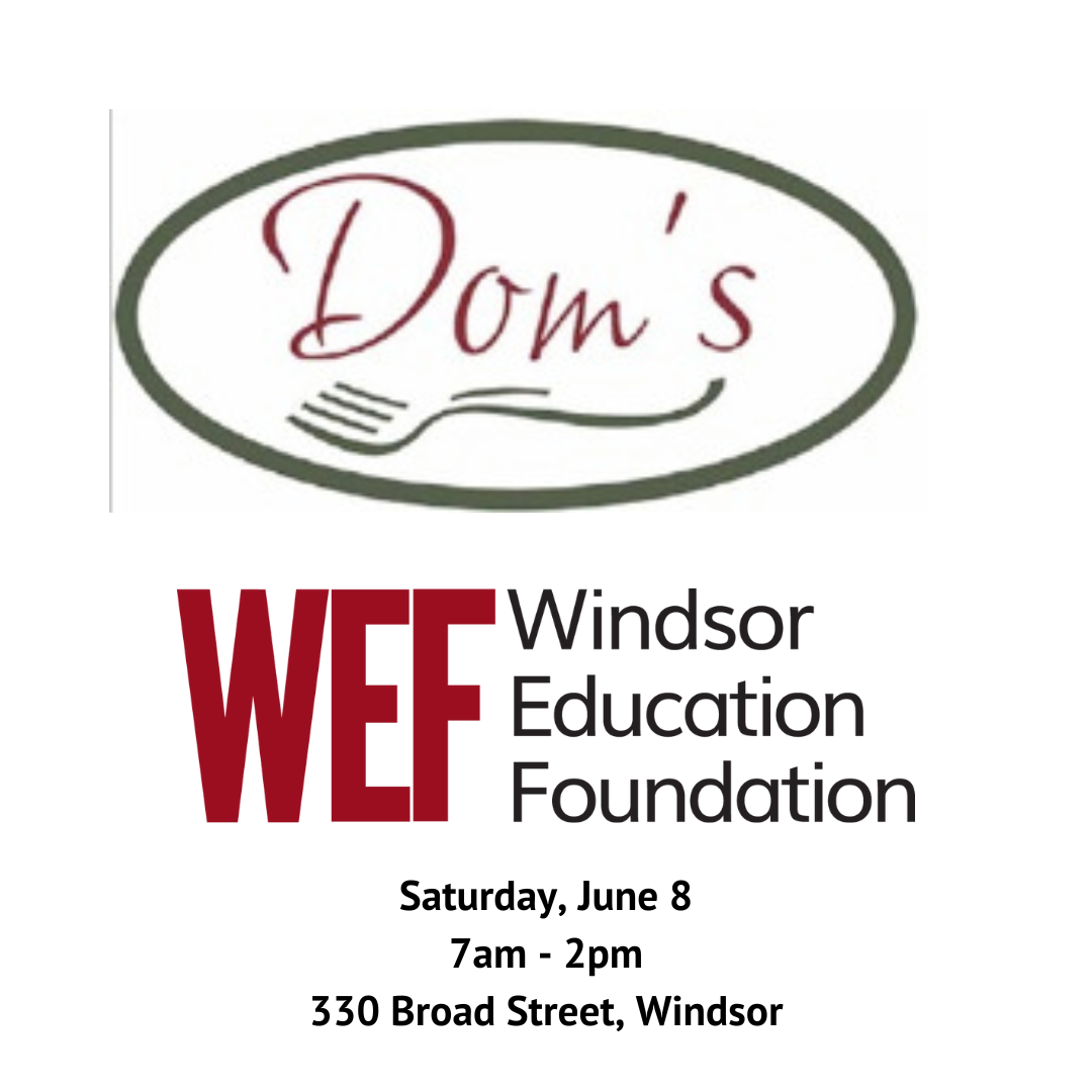 june 8th 2024 Fundraiser at Dom's Broad Street eatery for Windsor Education Foundation